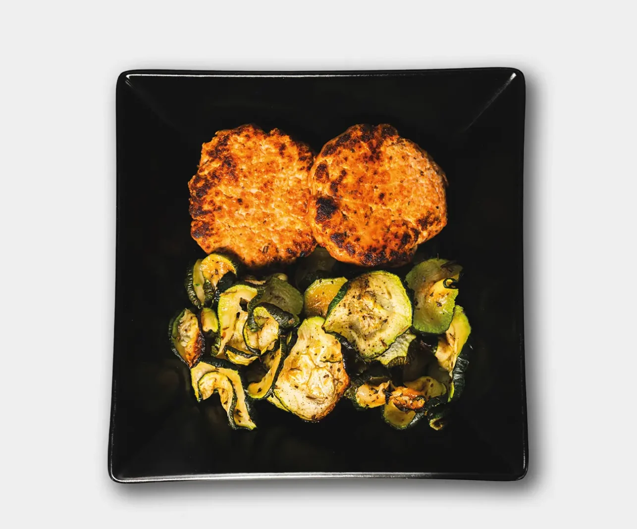 BURGER DI TACCHINO CON VERDURE