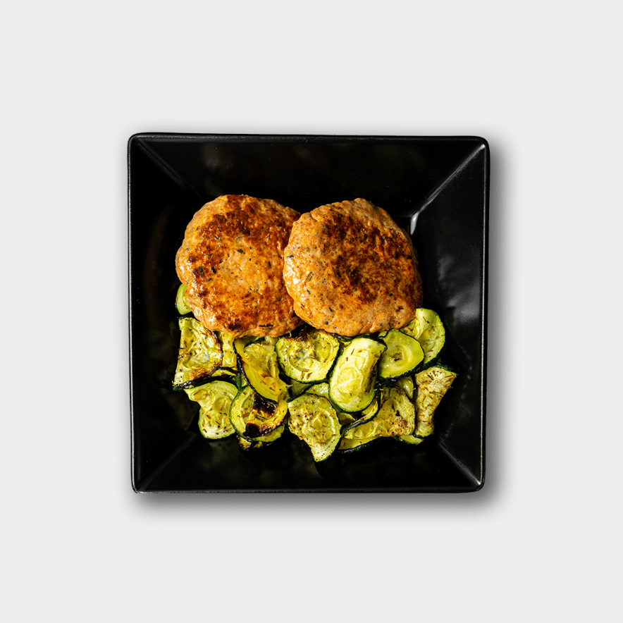BURGER DI TACCHINO ARROSTO CON VERDURE