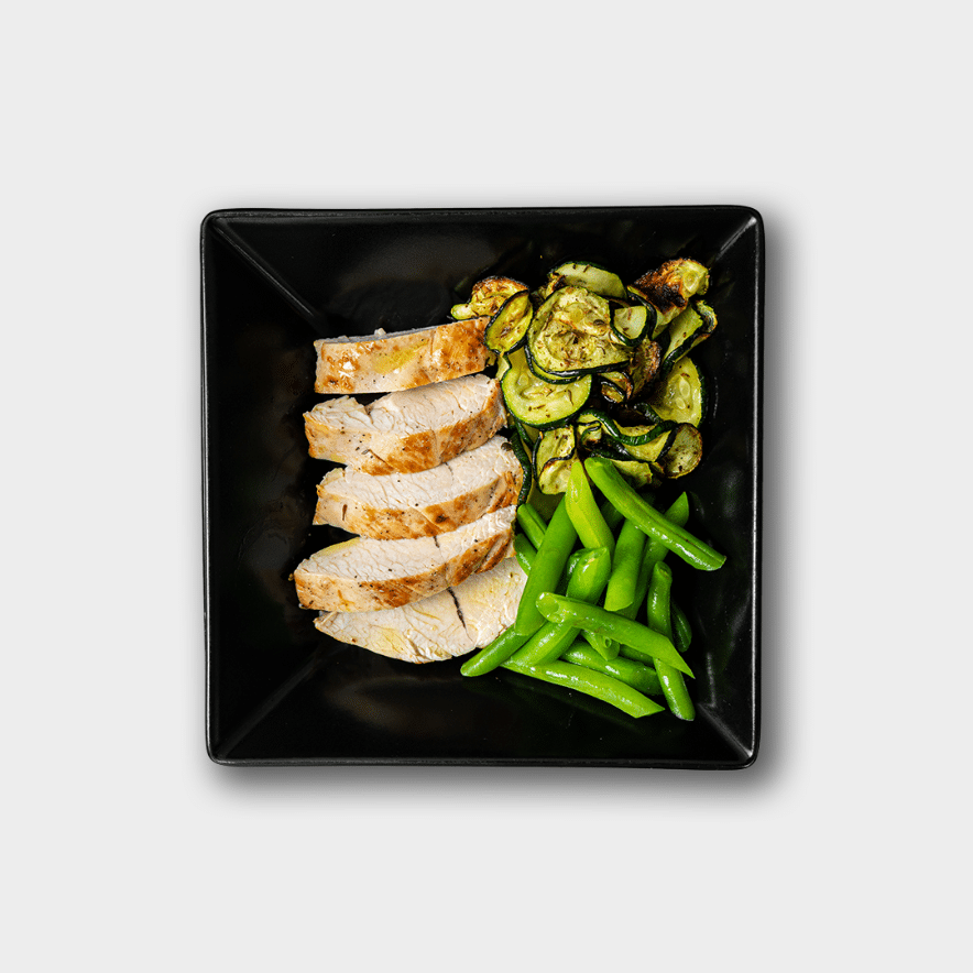 STRACCETTI DI POLLO GRIGLIATI CON VERDURE