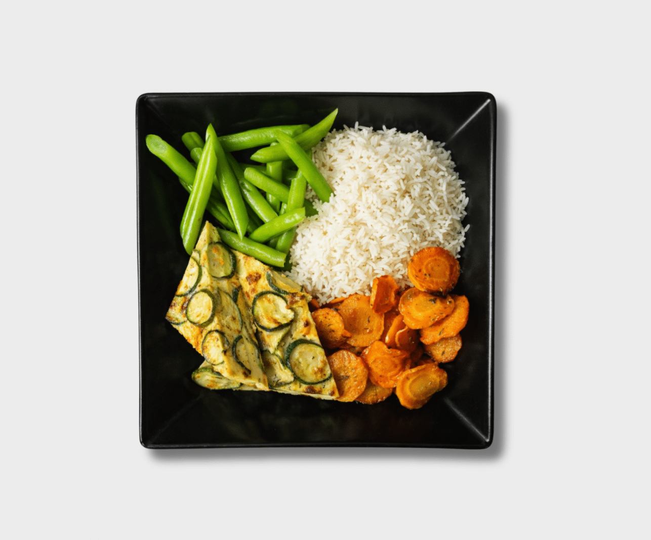 FRITTATA AL FORNO DI ZUCCHINE CON RISO BASMATI E VERDURE